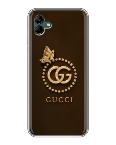 Чехол для Samsung Galaxy A04 с картинкой «Gucci — золотая бабочка»