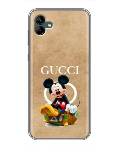 Чехол для Samsung Galaxy A04 с картинкой «Микки Маус Gucci — крафт»