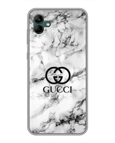 Чехол для Samsung Galaxy A04 с картинкой «Gucci — мраморный шик»