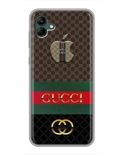 Чехол для Samsung Galaxy A04 с картинкой «Gucci — брендированный десерт»