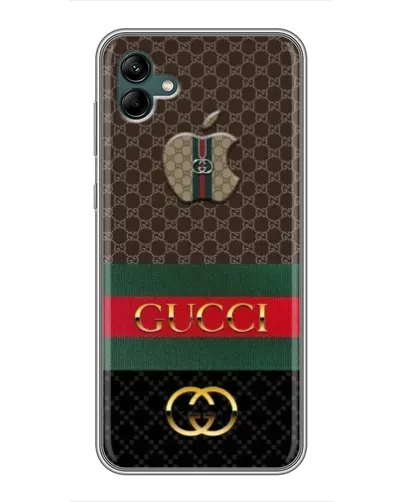Чехол для Samsung Galaxy A04 с картинкой «Gucci — брендированный десерт»