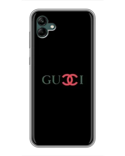 Чехол для Samsung Galaxy A04 с картинкой «Gucci — красный градиент»