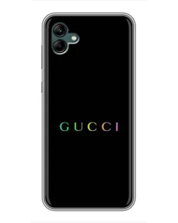 Чехол для Samsung Galaxy A04 с картинкой «Gucci — неоновый минимализм»