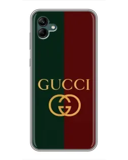 Чехол для Samsung Galaxy A04 с картинкой «Gucci — темно-зеленый градиент»