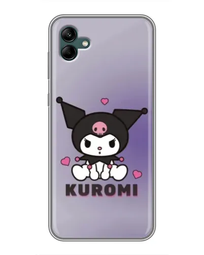 Чохол для Samsung Galaxy A04 з картинкою «Kuromi — фіолетовий арт»
