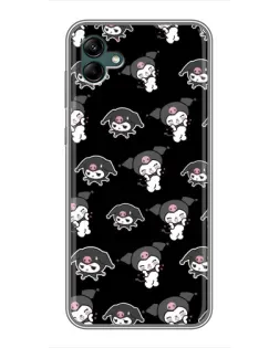 Чохол для Samsung Galaxy A04 з картинкою «Чорний паттерн Kuromi» Чохол для Samsung Galaxy A04 з картинкою «Чорний паттерн Kuromi»