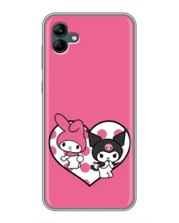 Чохол для Samsung Galaxy A04 з картинкою «Kuromi та My Melody» Чохол для Samsung Galaxy A04 з картинкою «Kuromi та My Melody»