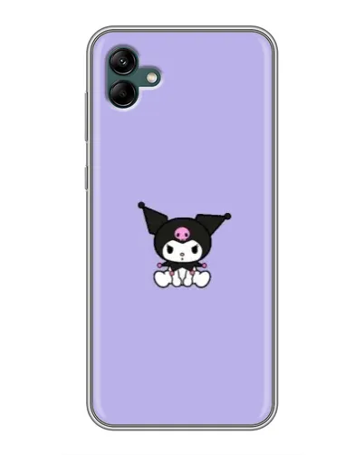 Чохол для Samsung Galaxy A04 з картинкою «Kuromi — фіолетовий мінімалізм»