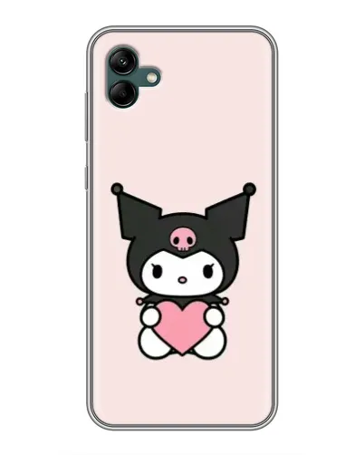 Чохол для Samsung Galaxy A04 з картинкою «Kuromi та серце»