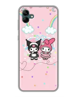 Чохол для Samsung Galaxy A04 з картинкою «My Melody та Kuromi» Чохол для Samsung Galaxy A04 з картинкою «My Melody та Kuromi»