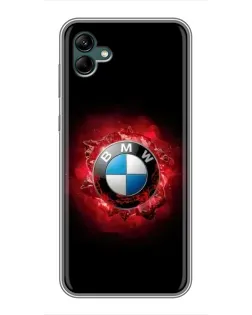 Чехол для Samsung Galaxy A04 с картинкой «Логотип BMW — вспышка»
