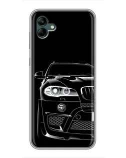 Чехол для Samsung Galaxy A04 с картинкой «Темный силуэт BMW»
