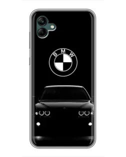 Чехол для Samsung Galaxy A04 с картинкой «BMW — взгляд из темноты»