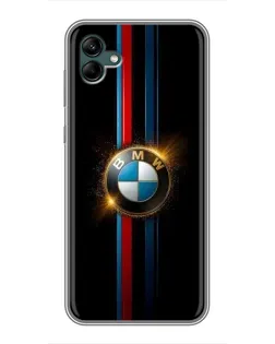 Чехол для Samsung Galaxy A04 с картинкой «BMW M-Power неон»