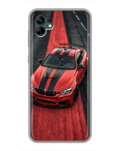 Чехол для Samsung Galaxy A04 с картинкой «BMW на красной дорожке»
