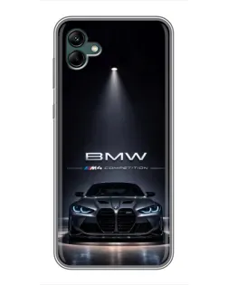 Чохол для Samsung Galaxy A04 з картинкою «BMW крізь нічне місто» Чохол для Samsung Galaxy A04 з картинкою «BMW крізь нічне місто»
