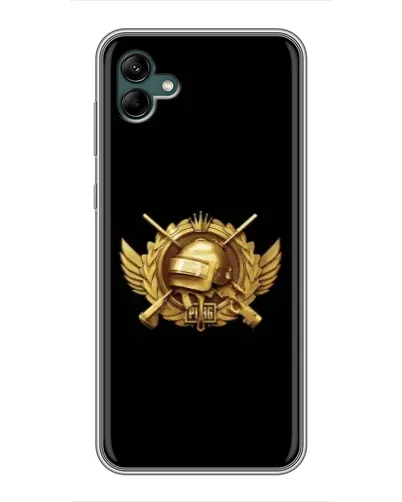 Чехол для Samsung Galaxy A04 с картинкой «PUBG — оранжевый градиент»