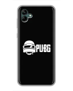 Чехол для Samsung Galaxy A04 с картинкой «PUBG — классический лого»