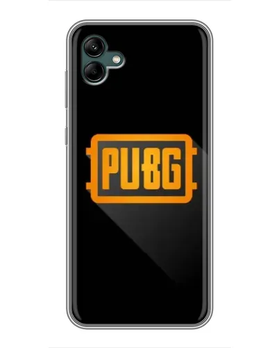 Чехол для Samsung Galaxy A04 с картинкой «PUBG — рамка лого»