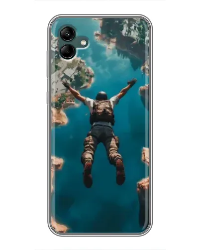 Чехол для Samsung Galaxy A04 с картинкой «PUBG — свободное падение»