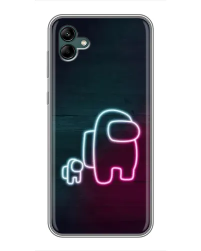 Чехол для Samsung Galaxy A04 с картинкой «Among Us неон-арт» Чехол для Samsung Galaxy A04 с картинкой «Among Us неон-арт»