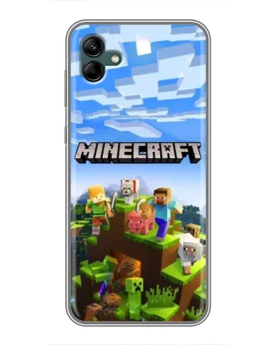 Чехол для Samsung Galaxy A04 с картинкой «Minecraft классический мир» Чехол для Samsung Galaxy A04 с картинкой «Minecraft классический мир»