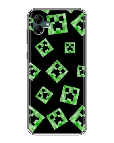 Чехол для Samsung Galaxy A04 с картинкой «Паттерн с криперами» Чехол для Samsung Galaxy A04 с картинкой «Паттерн с криперами»