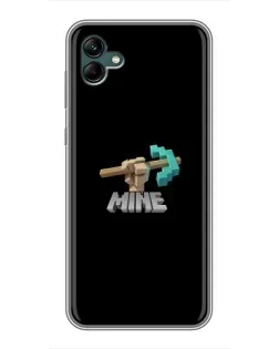 Чехол для Samsung Galaxy A04 с картинкой «Алмазная кирка»