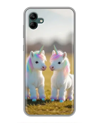 Чохол для Samsung Galaxy A04 з картинкою «Пара єдинорогів»