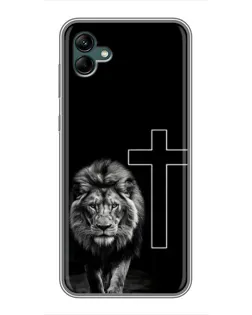Чохол для Samsung Galaxy A04 з картинкою «Лев та Хрест»