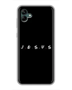 Чохол для Samsung Galaxy A04 з картинкою «Крапки віри J.E.S.U.S.»