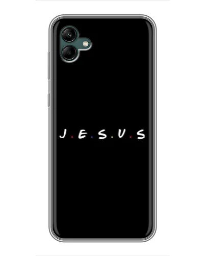 Чехол для Samsung Galaxy A04 с картинкой «Точки веры J.E.S.U.S.»