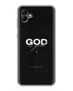 Чохол для Samsung Galaxy A04 з картинкою «GOD — Бог над усім»