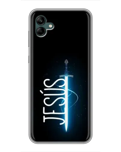 Чехол для Samsung Galaxy A04 с картинкой «Меч Духа Jesus»