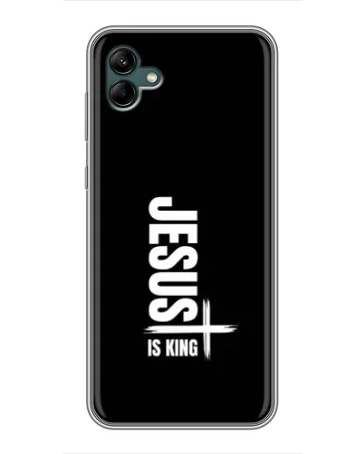 Чехол для Samsung Galaxy A04 с картинкой «Вертикаль веры Jesus»