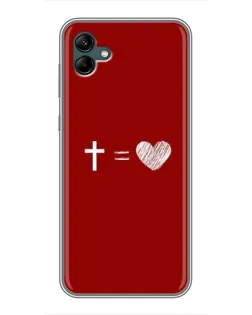 Чохол для Samsung Galaxy A04 з картинкою «Рівняння любові»