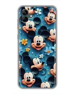 Чохол для Samsung Galaxy A04 з картинкою «Паттерн Міккі та Мінні»
