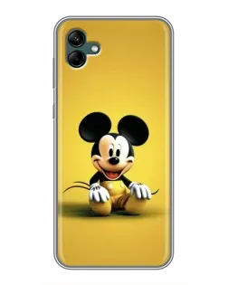 Чохол для Samsung Galaxy A04 з картинкою «Міккі на жовтому»