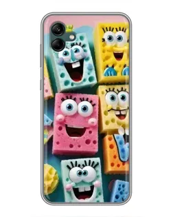 Чохол для Samsung Galaxy A04 з картинкою «Кольорові губки»