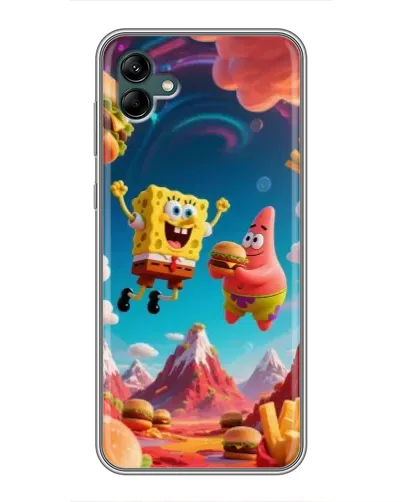 Чохол для Samsung Galaxy A04 з картинкою «Космічний фастфуд» Чохол для Samsung Galaxy A04 з картинкою «Космічний фастфуд»