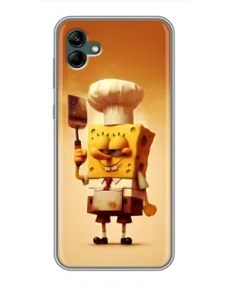 Чохол для Samsung Galaxy A04 з картинкою «Губка Боб кухар» Чохол для Samsung Galaxy A04 з картинкою «Губка Боб кухар»
