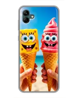 Чохол для Samsung Galaxy A04 з картинкою «Спанч Боб морозиво» Чохол для Samsung Galaxy A04 з картинкою «Спанч Боб морозиво»