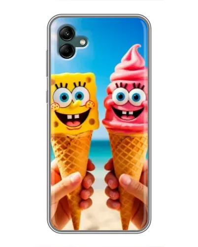 Чохол для Samsung Galaxy A04 з картинкою «Спанч Боб морозиво» Чохол для Samsung Galaxy A04 з картинкою «Спанч Боб морозиво»