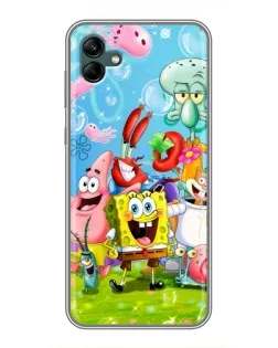 Чохол для Samsung Galaxy A04 з картинкою «Губка Боб та друзі» Чохол для Samsung Galaxy A04 з картинкою «Губка Боб та друзі»