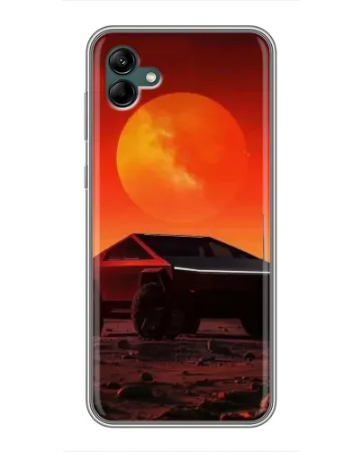 Чохол для Samsung Galaxy A04 з картинкою «Cybertruck на Марсі»
