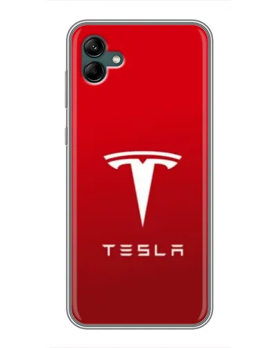 Чохол для Samsung Galaxy A04 з картинкою «Tesla Red Classic»