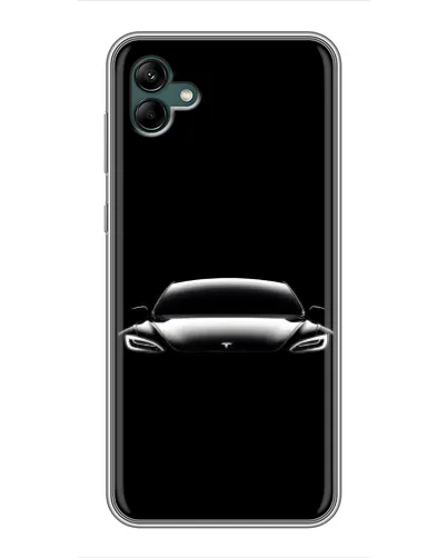 Чохол для Samsung Galaxy A04 з картинкою «Фари Tesla Night»