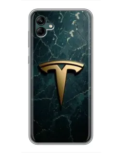 Чохол для Samsung Galaxy A04 з картинкою «Мармурова Tesla Gold»