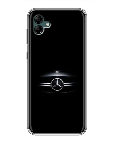 Чехол для Samsung Galaxy A04 с картинкой «Mercedes — абстрактные линии»