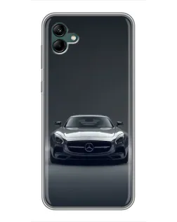 Чохол для Samsung Galaxy A04 з картинкою «Mercedes на чорному»